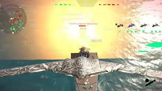 B-21 Raider is the real bomber | 2M damage Gameplay with ace combat controls  Modern Warships