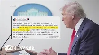 CEO of Intel meets with President Trump