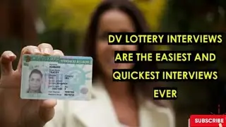 DV Lottery interview tips|| Learn how to Pass your dv lottery interview without spending #money