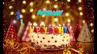 Amazing Happy Birthday AKSHAY song. Happy birthday song with names