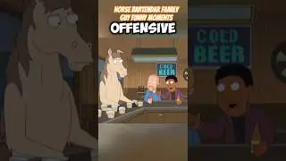 Horse Bartendar Family Guy Funny moments #familyguycharacter #petergriffin #shorts #viralvideo