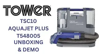 Tower TSC10 Aquajet Plus T548005 Spot Washer &mdash; распаковка и демонстрация от @HooverLux