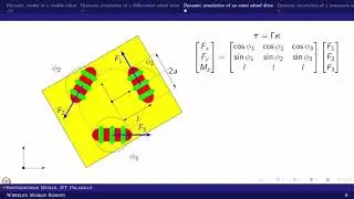 mod03lec17 - Dynamic Simulation of Selected Wheeled Mobile Robots