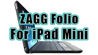 ZAGG Folio keyboard cover for iPad mini - Review