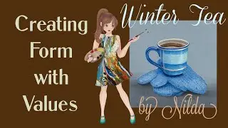 Creating Form with Values Learn to Paint with Nilda, Painting Tutorial in Acrylics Full Video