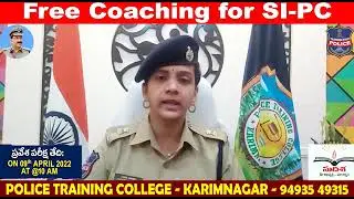FREE COACHING FOR SI/PC In PTC KARIMNAGAR
