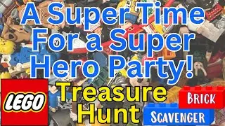 Lego Minifigure Treasure Hunt: A Super Time For A Super Hero Party!