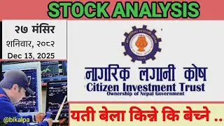 stock analyisi cit, chart analysis cit.technacial analysis cit by bikalpa giri
