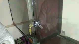 HOW TO INSTALL 5MM Glass Lock Install दो मिनट गिलास लाक लगाना सीखे