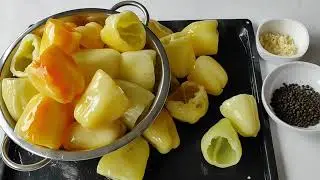 Barena paprika za zimu bez konzervansa! Recept moje mame! #4k 