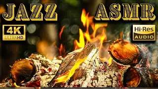 Mysterious Jazz &bull; Noir Nights &bull; Fireplace, Rain & Smooth Instrumental Jazz