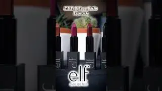 💄 Bold Lipstick Shades from @elfcosmetics  O Face Satin Lipsticks💄