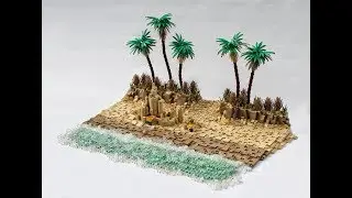 LEGO Timelapse Summer Beach Build