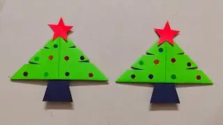 DIY Paper Christmas Tree | How To Make a 3D Xmas Tree | Christmas Decor