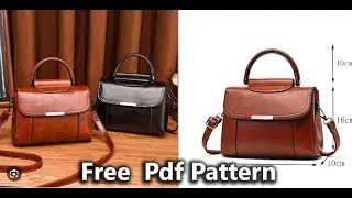 dont mmiss this pattern.free pdf Pattern for leather bags