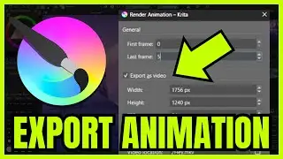 How To EXPORT Animation In Krita (FULL GUIDE) 2026