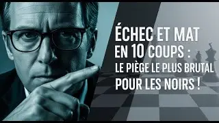 Échec et mat en 10 coups : Le piège le plus brutal pour les Noirs !