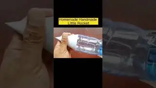Homemade manual little rocket - 5 minute crafts