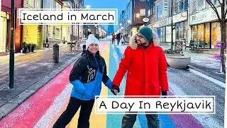 🇮🇸 Iceland in March | A Day in Reykjavík – Exploring the World’s Northernmost Capital ❄️🌆