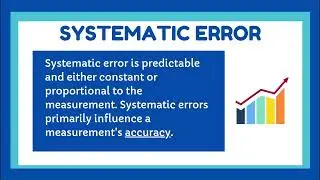 DIFFERENTIATING OF RANDOM ERROR AND SYSTEMATIC ERROR