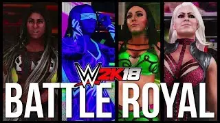 WWE 2K18 | BATTLE ROYAL - Ember Moon vs Royce vs Maryse vs Kay vs Asuka vs James vs Naomi vs Bliss
