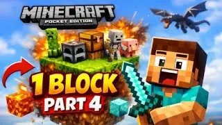 Live streaming of AD gamerz_official Minecraft pocket edition one block series part  4 😱😱😱🙏