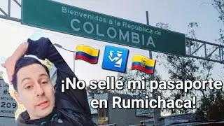 No sellé el ingreso a Colombia en Rumichaca ¿Puedo tomar un vuelo internacional? Migración Colombia