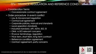 Universal Hydrocarbon Measurement EP.6 Financial Terms and Reference standard condition agreements