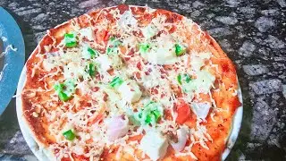 Pizza Ghar pe banane ki asan SI recipe 