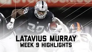 Latavius Murray Overpowers Denver with 3 TDs | Broncos vs. Raiders | NFL Week 9 Player Highlights