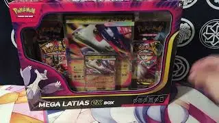 Mega latias ex box unboxing jumbo hologram card 