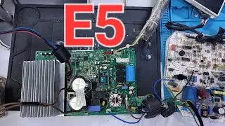 PEL Dc inverter ac E5 error outdoor pcb Dc inverter ac pcb best repairing channel Babar Electronics