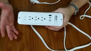 Распаковка: встраиваемый сетевой фильтр jgstkcity с USB-портами
