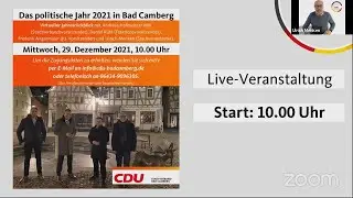 Das politische Jahr 2021 in Bad Camberg - Virtueller Jahresr&uuml;ckblick der CDU Bad Camberg