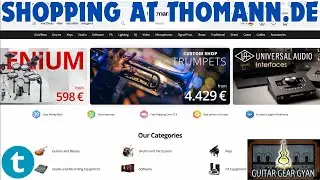 Thomann Ordering Part 1 - Shopping On The Site