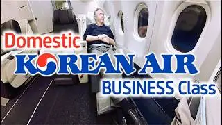 KOREAN AIR A330 Domestic Business Class, Jeju to Seoul | Flight Review