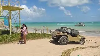 23/11/25 Passeio tur&iacute;stico com o Bugueiro Sim&atilde;o na Praia de Bugalhau! 🌊🚕