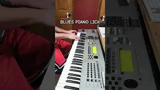 🎹🎹🎹 BLUES STYLE PIANO LICK. #shortsfeed #piano #bluesmusic