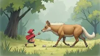 Red Cape & the Singing Wolf 🐺 Bedtime Stories for Kids