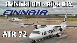 Flight Report | Helsinki HEL 🇫🇮 ➞ Riga RIX 🇱🇻 | Finnair ATR 72 | Helsinki - Riga 2025