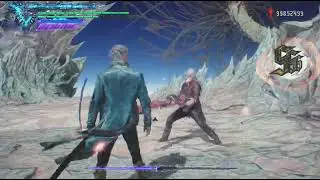 Devil May Cry 5 Vergil Beating Dante 12