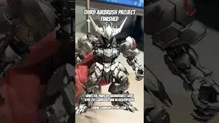 Имитация покрытия Iron Blooded Coating у MGSD Barbatos. #gundam #gunpla