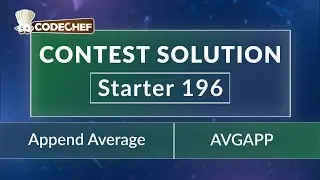 Average Applications - AVGAPP | CodeChef Starter 196 | Official Solution | Rated till 5 Star