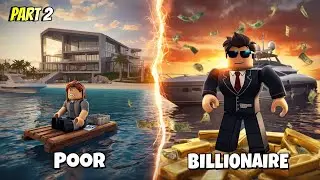 Roblox Raft: 😟Poor Se Billionaire! 🤑🤑💰 Epic Rich Life Journey