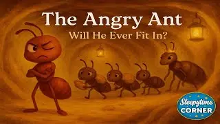 Bedtime Story: The Angry Ant-Will He Ever Fit In? | Calming Tale for Kids to Sleep (Autism Friendly)