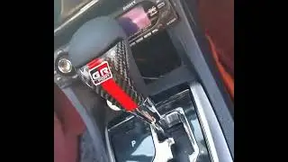 Tuas Persneling Mobil Gear Shift Knob Toyota GR Sport TRD Sportivo Leather Carbon Fiber Premium