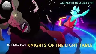 We will analysis animation video by knight of the light table studio