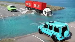 Cars vs Deep Water Challenge #1 in BeamNG Drive!
