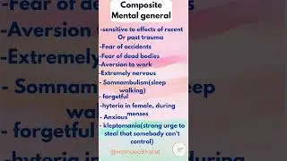 composite mental general #homoeobharat#homoepathy #education#easy#homoeopathylearning#shortrick
