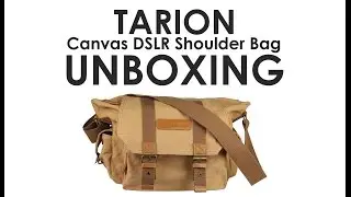 TARION Canvas DSLR  Shoulder Bag [Unboxing]